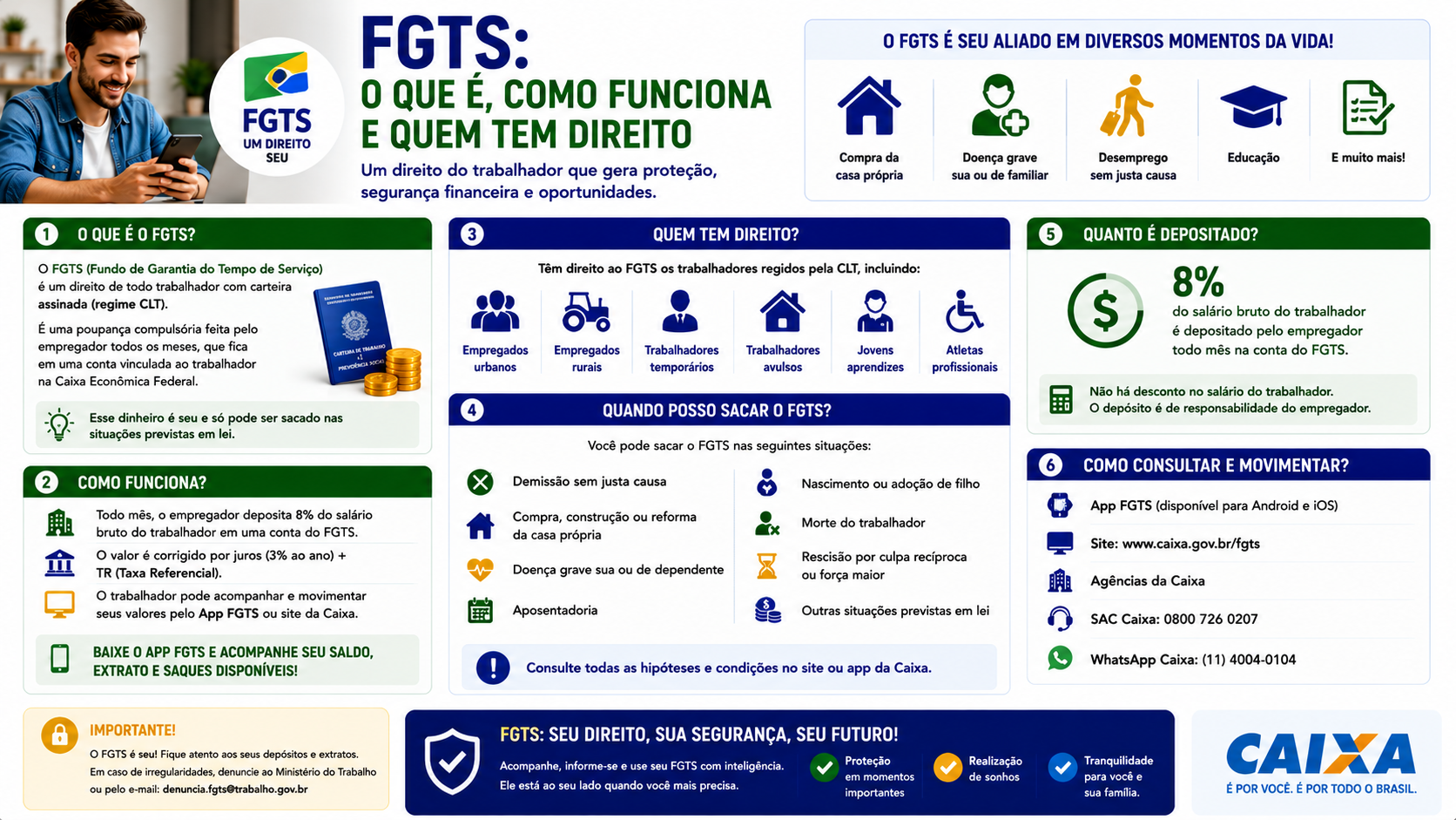 FGTS: o que é, como funciona e quem tem direito