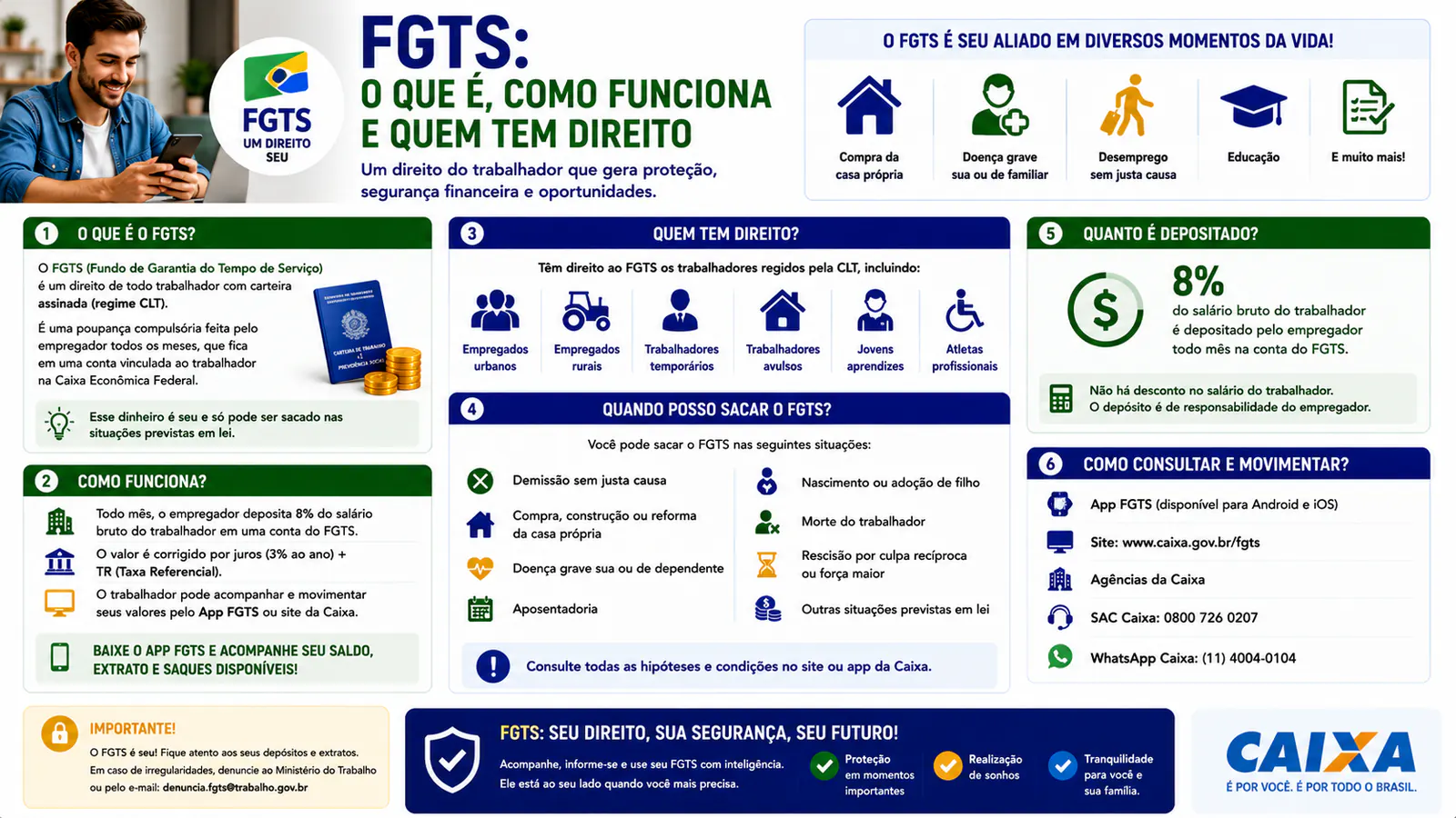 FGTS: o que é, como funciona e quem tem direito