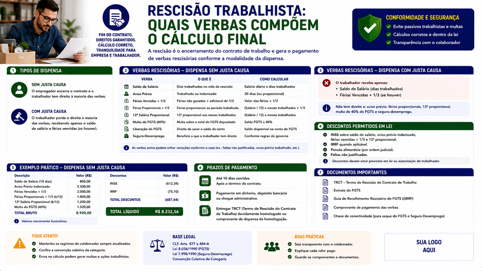 Rescisão Trabalhista: Quais Verbas Compõem o Cálculo Final