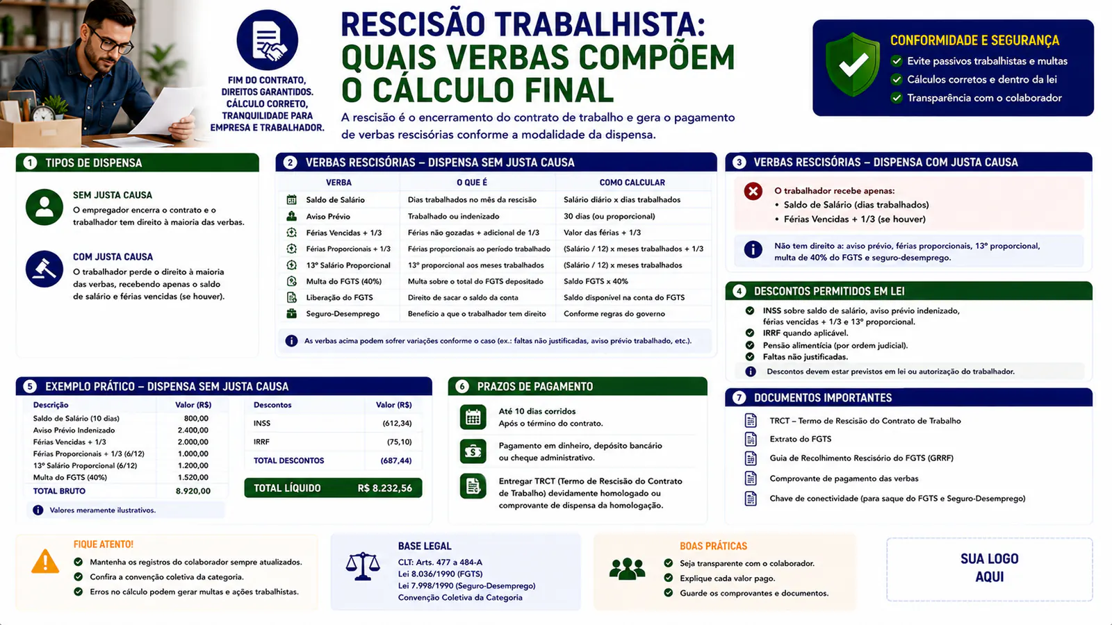 Rescisão Trabalhista: Quais Verbas Compõem o Cálculo Final